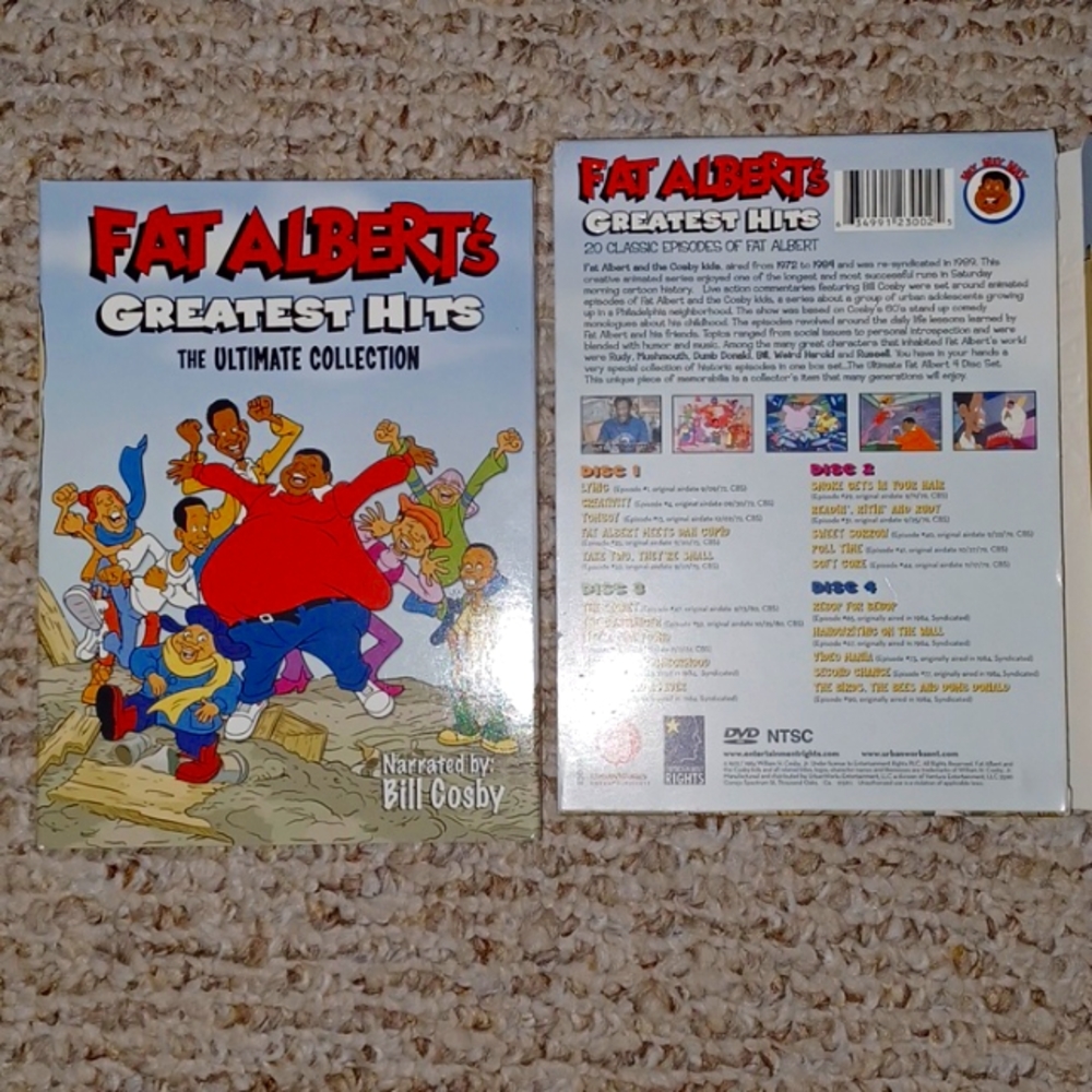 RARE! Vtg Fat Albert's Greatest Hits DVD Collection 4 Discs + Booklet